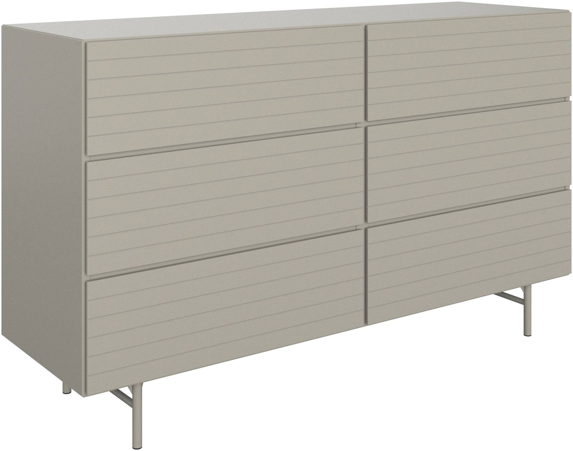 Lugano dobbeltkommode, udskårne fronter | Chest of drawers Lugano dobbeltkommode, udskårne fronter | Chest of drawers